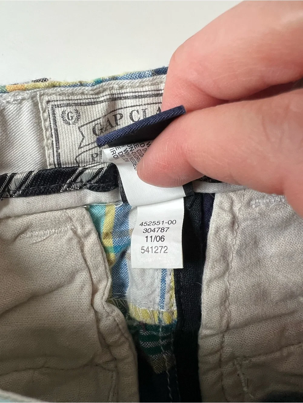 Y2K 2006 Gap Classics Patchwork Plaid Toddler Pants Size 3T